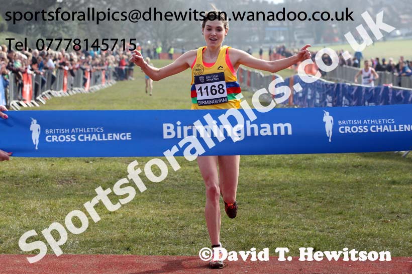 Senior womens 2016 Inter Counties Cross Country Champs. and Cross Challenge Final, Cofton Park, Birmingham. Photo: David T. Hewitson/Sports for All Pics
